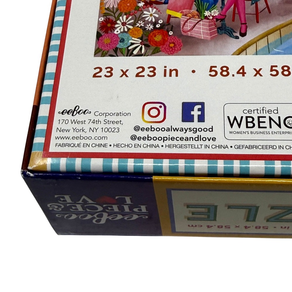 eeBoo Piece & Love Stockholm 1000 Piece Puzzle Uta Krogmann UNCOUNTED - Picture 12 of 13